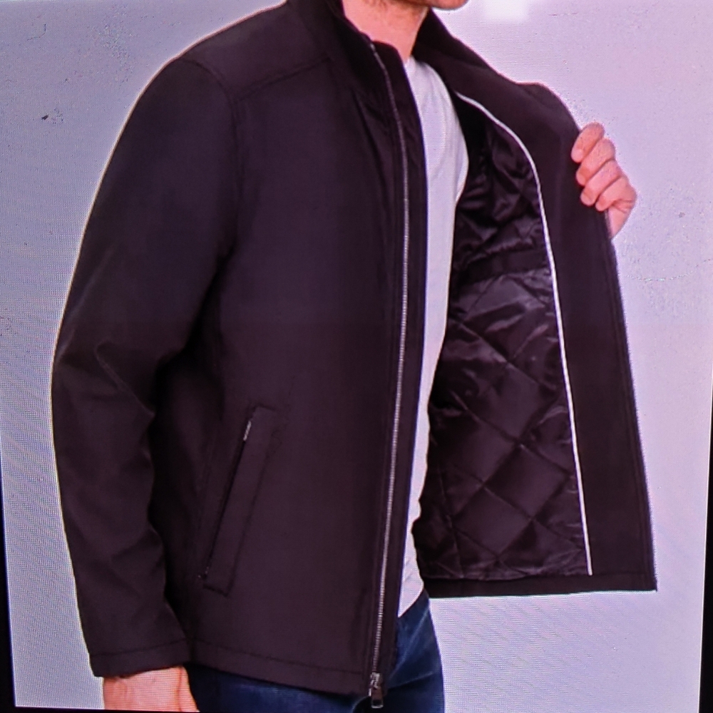 NWT Calvin Klein XXL Black Jacket Firm Price